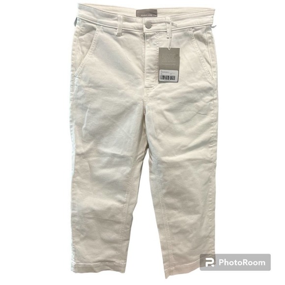 EVERLANE The Straight-Leg Crop Pants size 10 - Picture 4 of 8